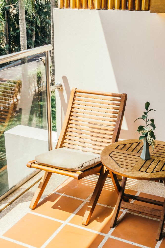 Zestaw mebli na balkon